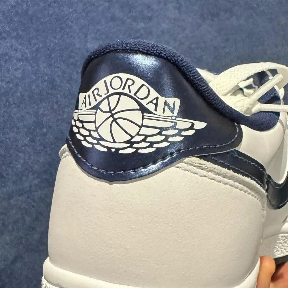 Nike Air Jordan 1 Low 85 white Metallic Navy FB9933-141 size 8 - 14